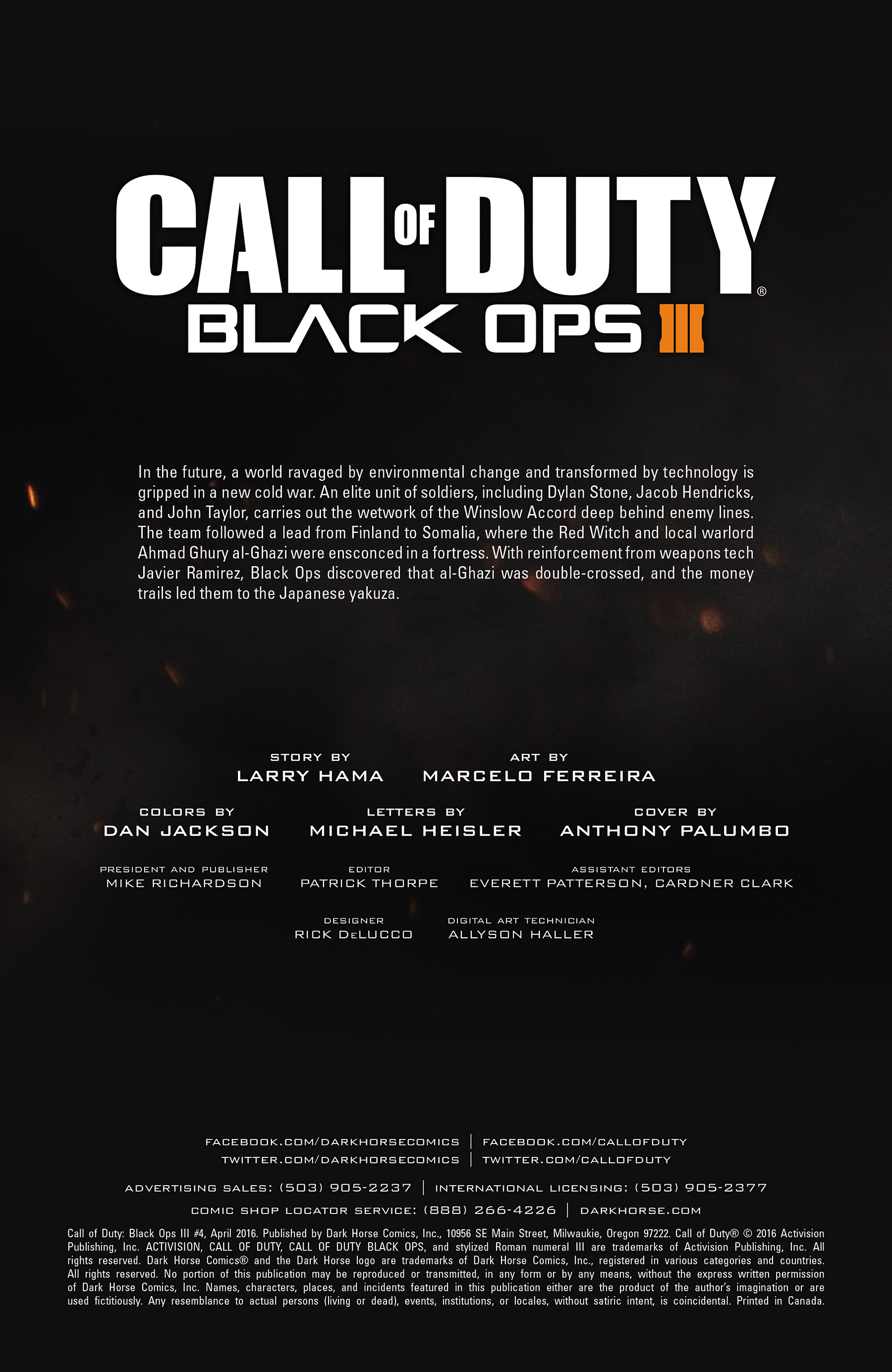 Read online Call of Duty: Black Ops III comic -  Issue #4 - 2