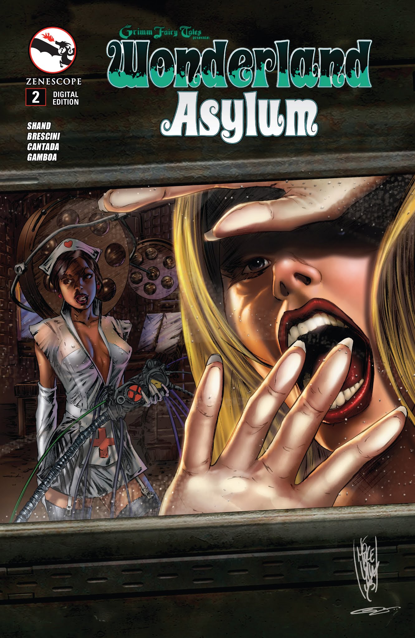 Read online Grimm Fairy Tales presents Wonderland: Asylum comic -  Issue #2 - 1