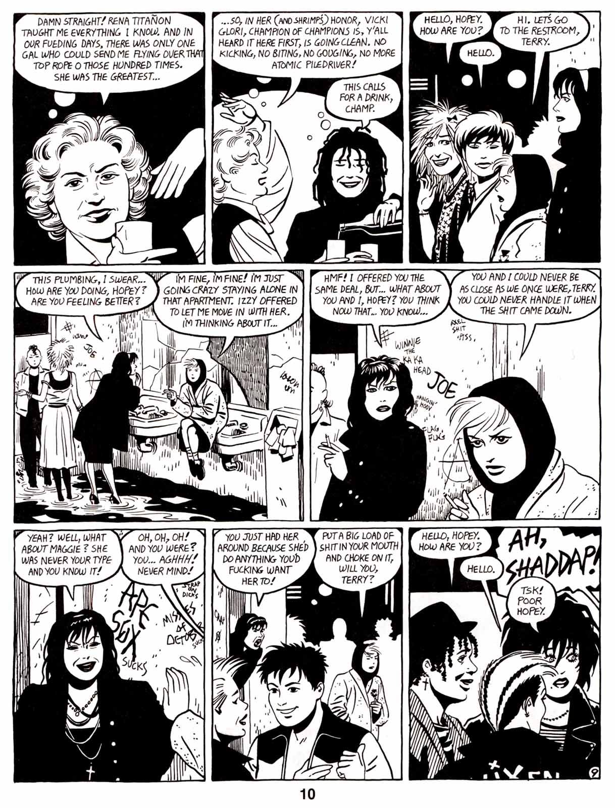 Read online Love and Rockets (1982) comic -  Issue #10 - 12