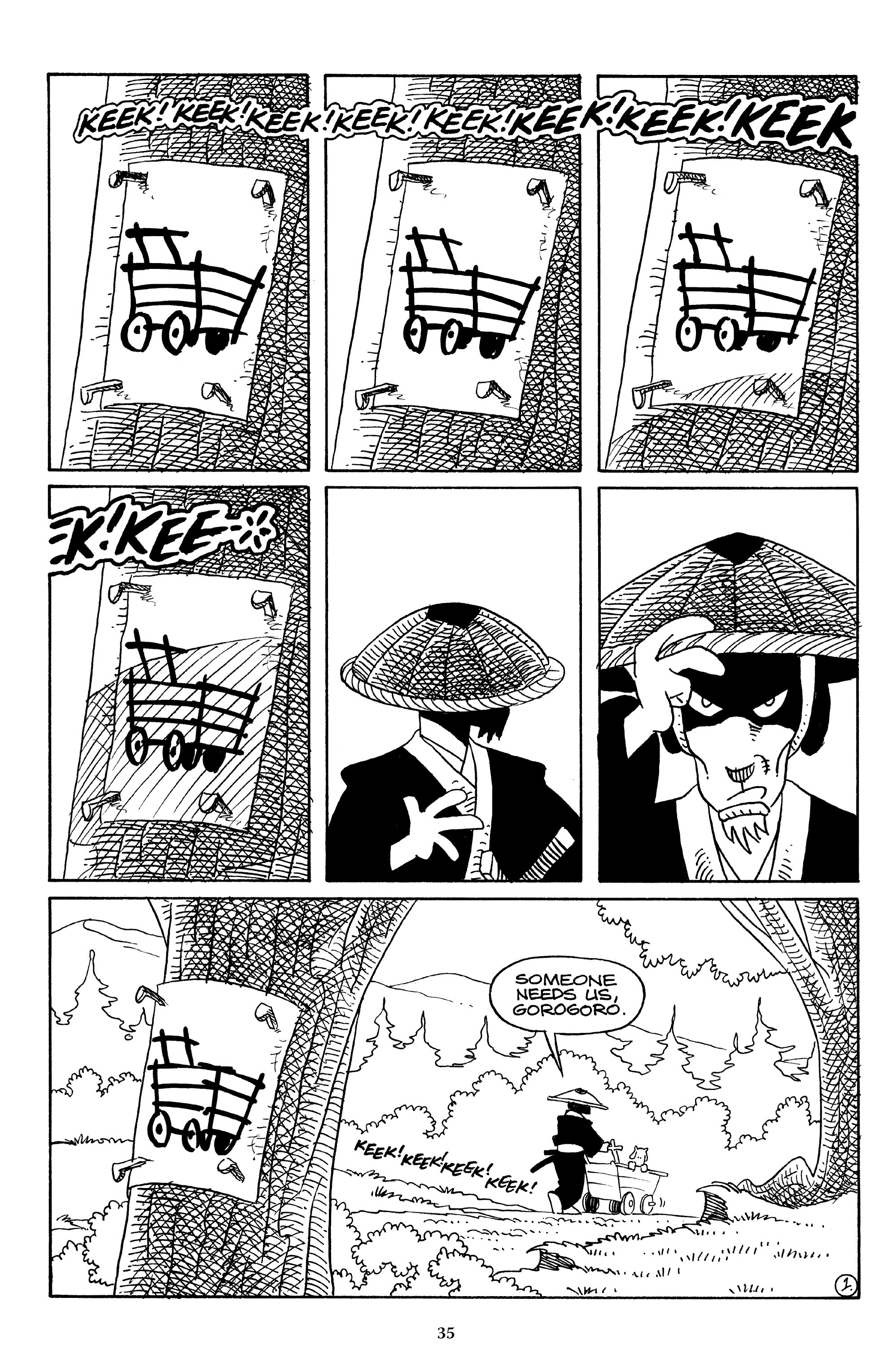 Read online The Usagi Yojimbo Saga comic -  Issue # TPB 4 - 35