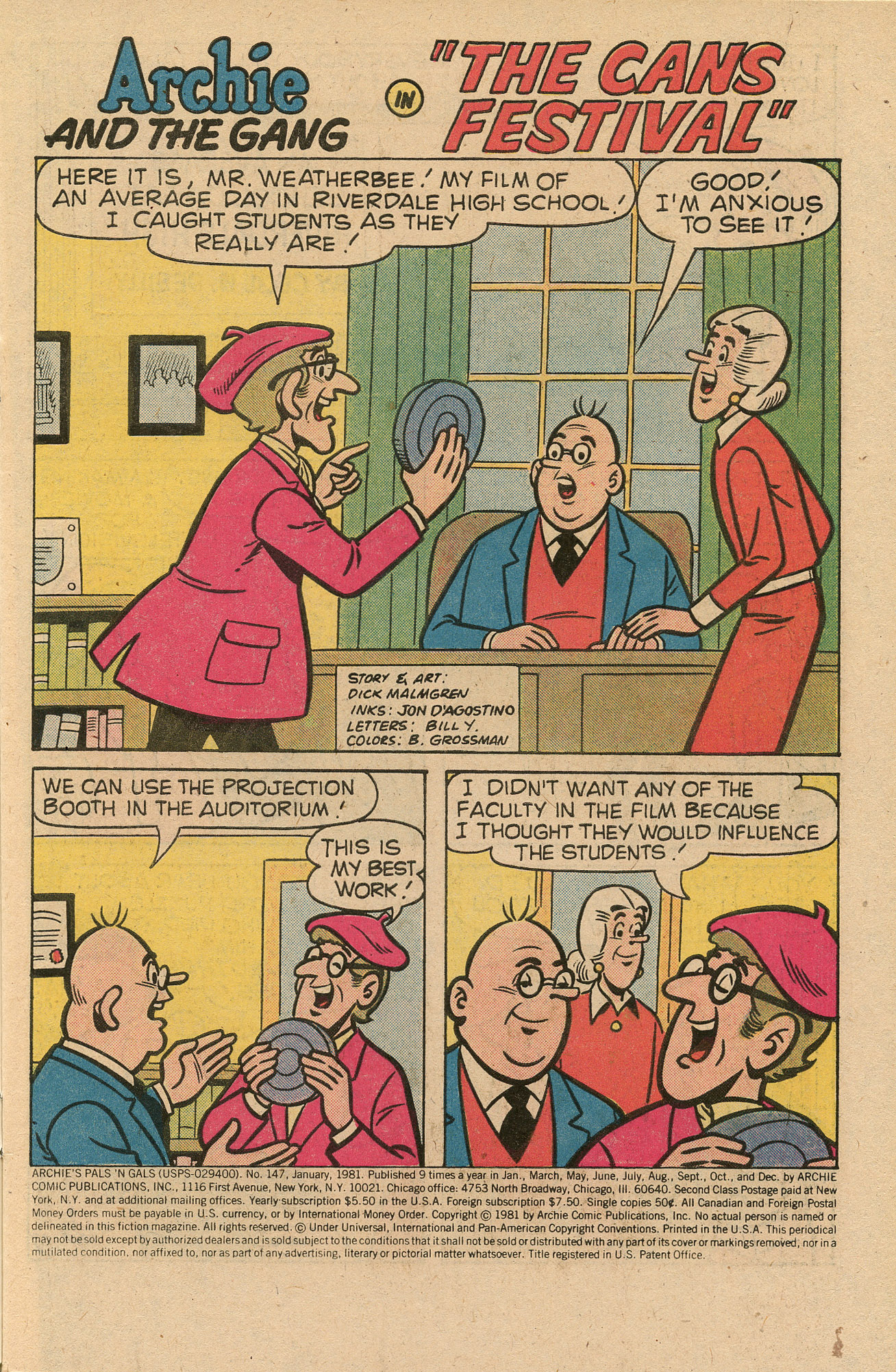 Read online Archie's Pals 'N' Gals (1952) comic -  Issue #147 - 3