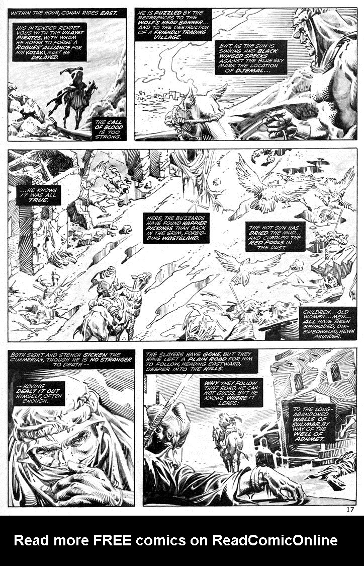 Read online The Savage Sword Of Conan comic -  Issue #37 - 17