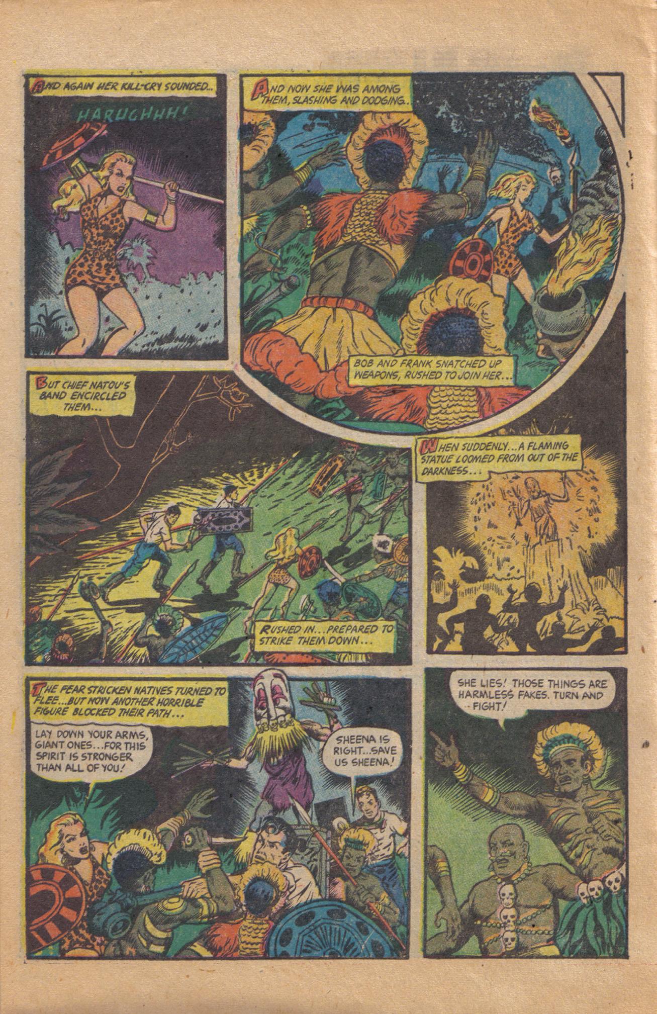 Read online Sheena, Queen of the Jungle (1942) comic -  Issue #18 - 12