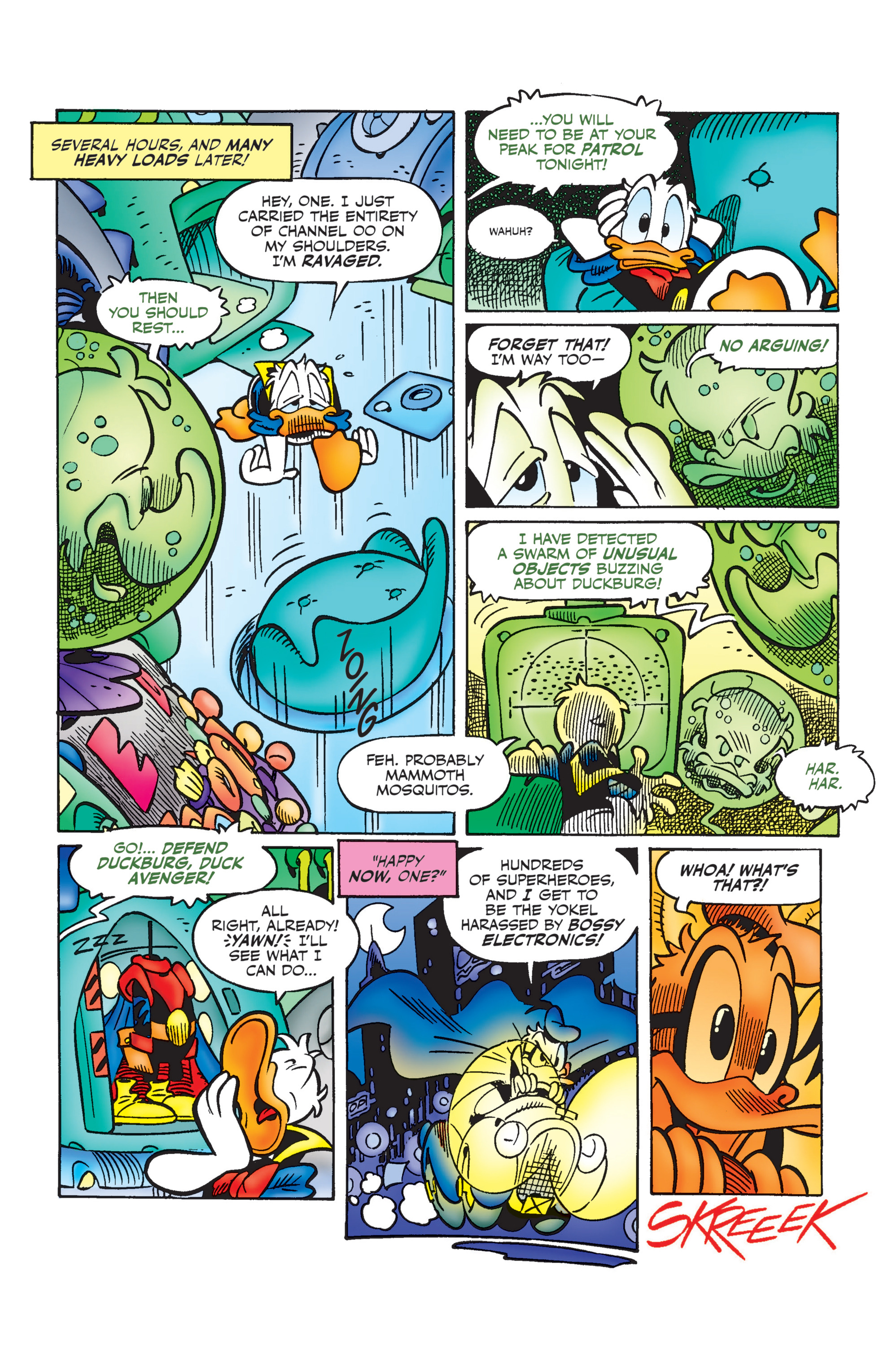 Read online Duck Avenger comic -  Issue #2 - 12