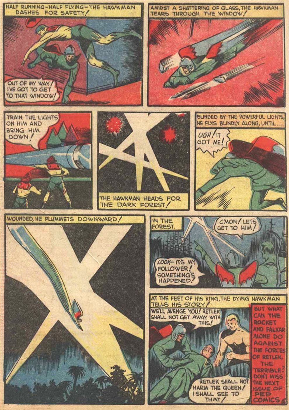 Read online Pep Comics comic -  Issue #7 - 52