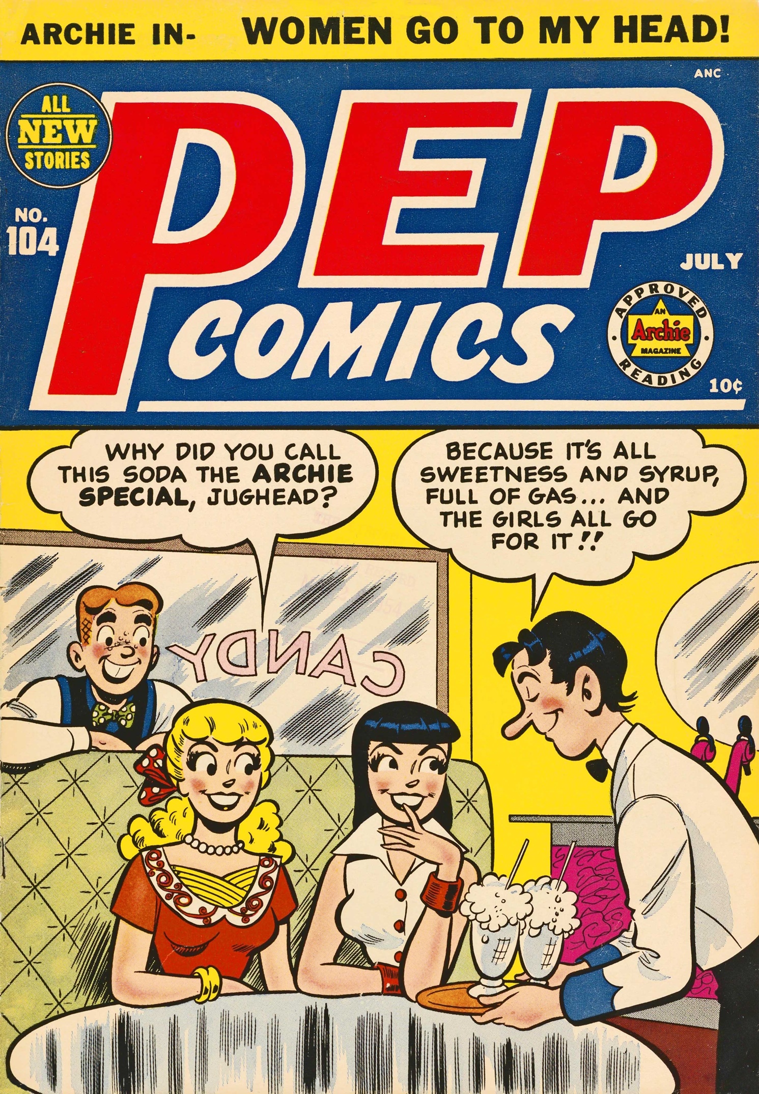Read online Pep Comics comic -  Issue #104 - 1