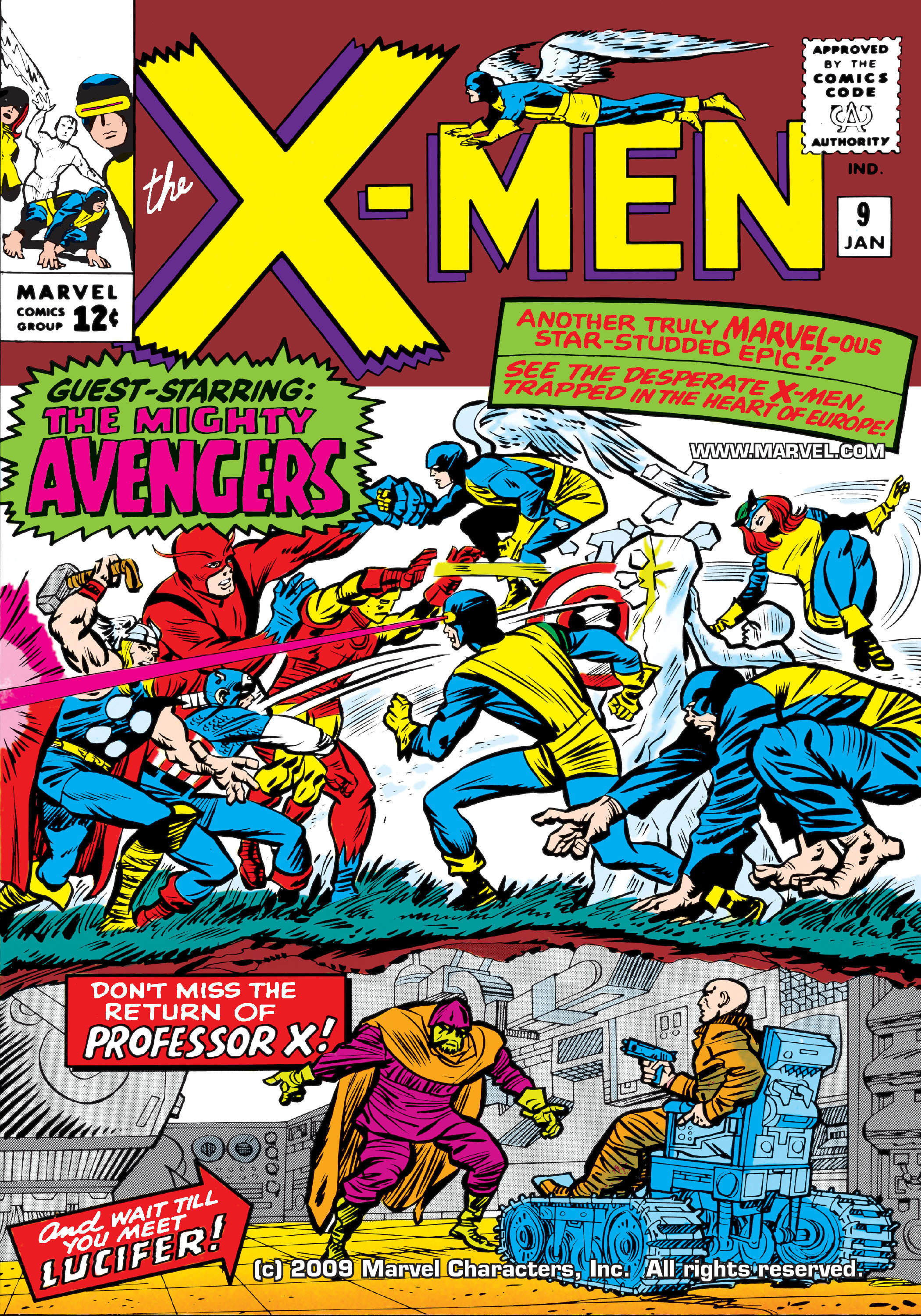 Read online Uncanny X-Men (1963) comic -  Issue #9 - 1