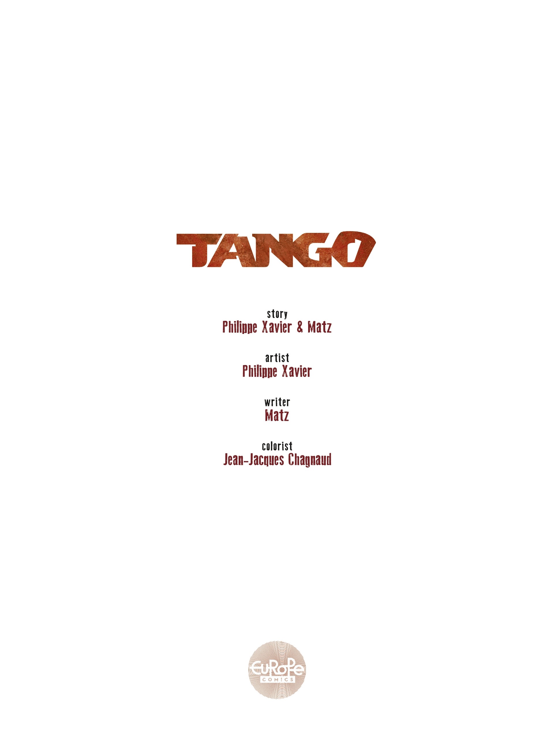 Read online Tango comic -  Issue #2 - 2
