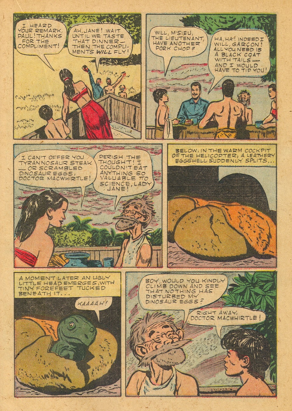 Read online Tarzan (1948) comic -  Issue #24 - 25