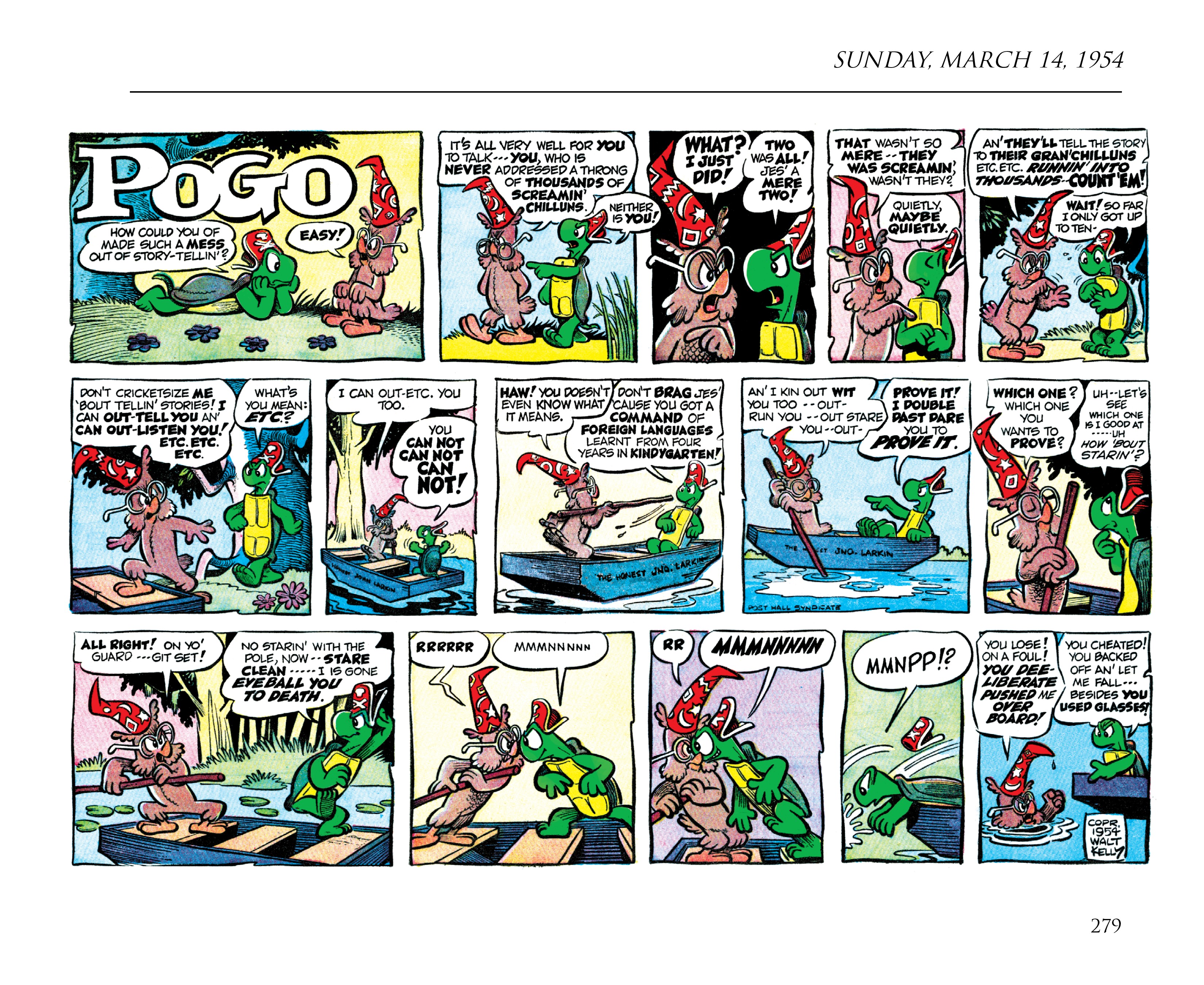 Read online Pogo by Walt Kelly: The Complete Syndicated Comic Strips comic -  Issue # TPB 3 (Part 3) - 91