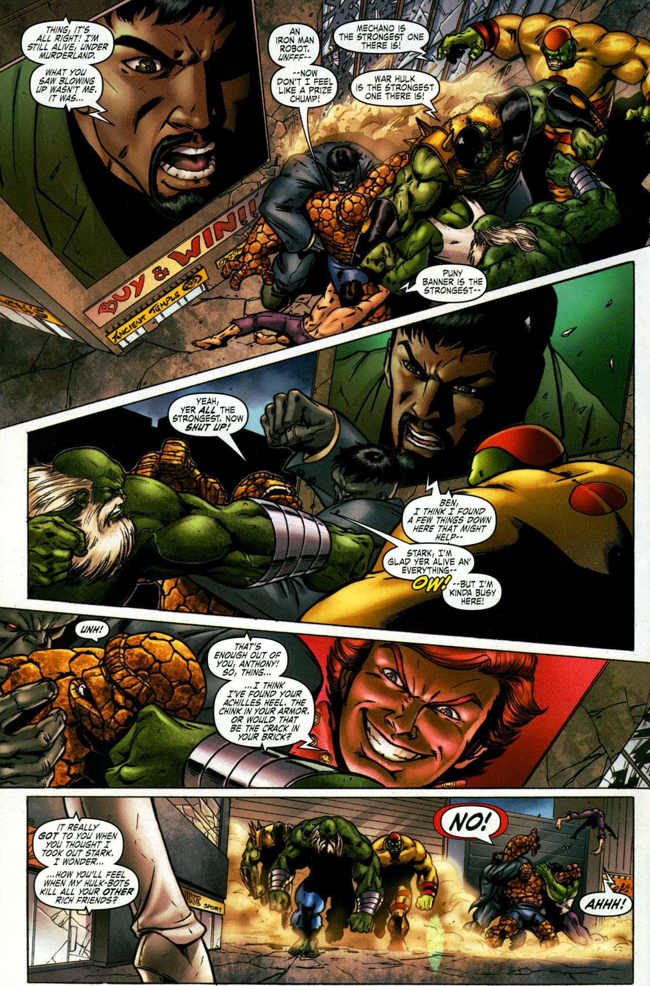 Read online The Thing (2006) comic -  Issue #3 - 4