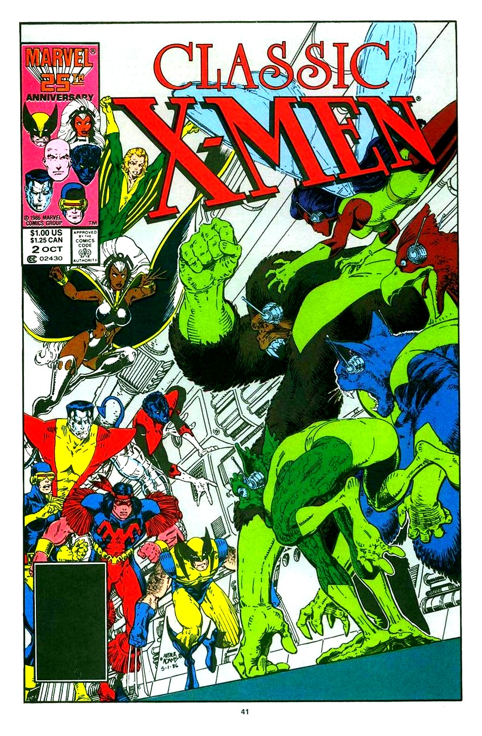 Read online The Official Marvel Index To The X-Men comic -  Issue #4 - 43
