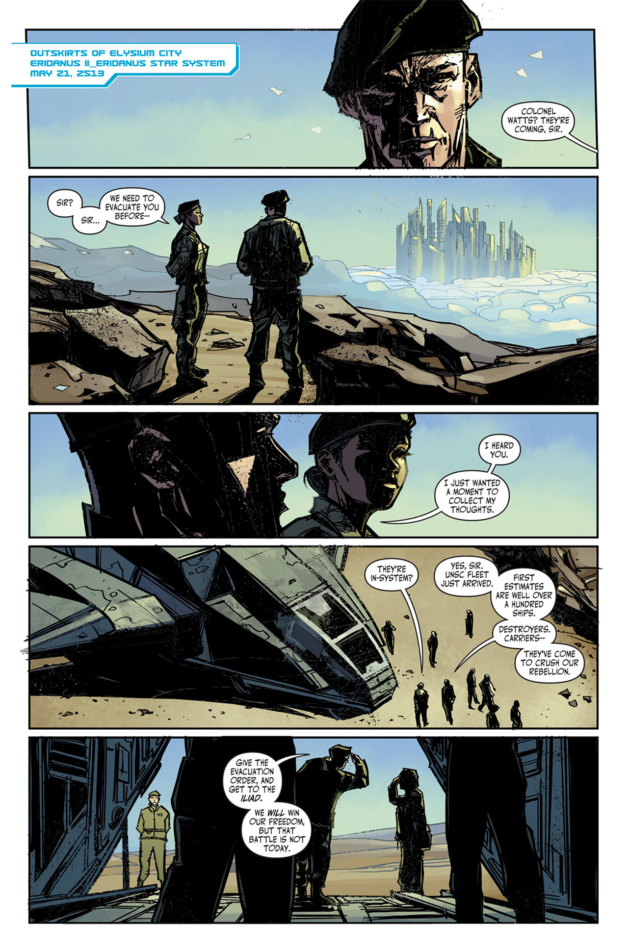 Read online Halo: Fall Of Reach - Boot Camp comic -  Issue # Full - 8