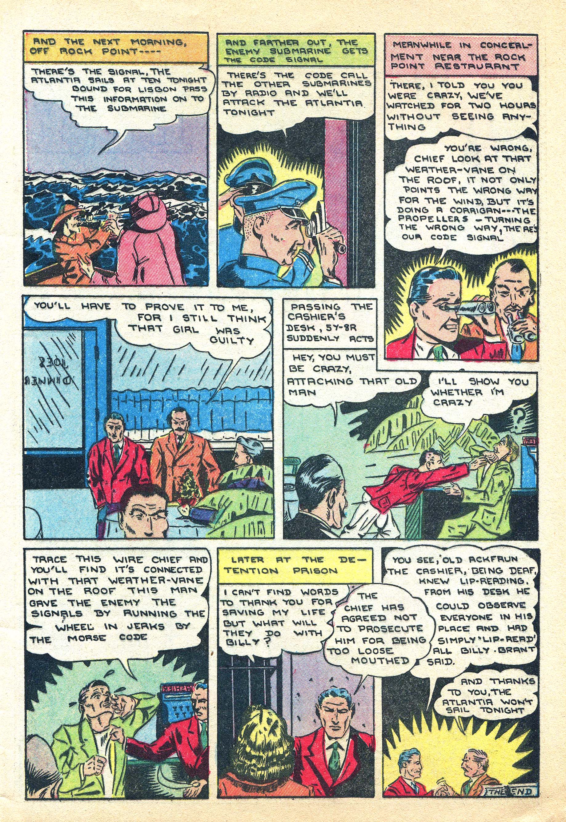Read online Super Spy (1940) comic -  Issue #1 - 9