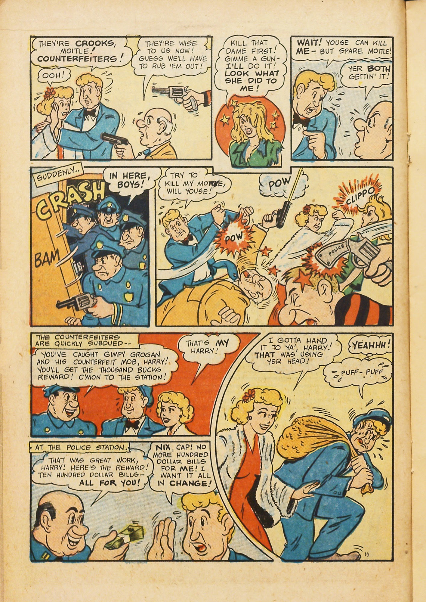 Read online Super-Mystery Comics comic -  Issue #38 - 22