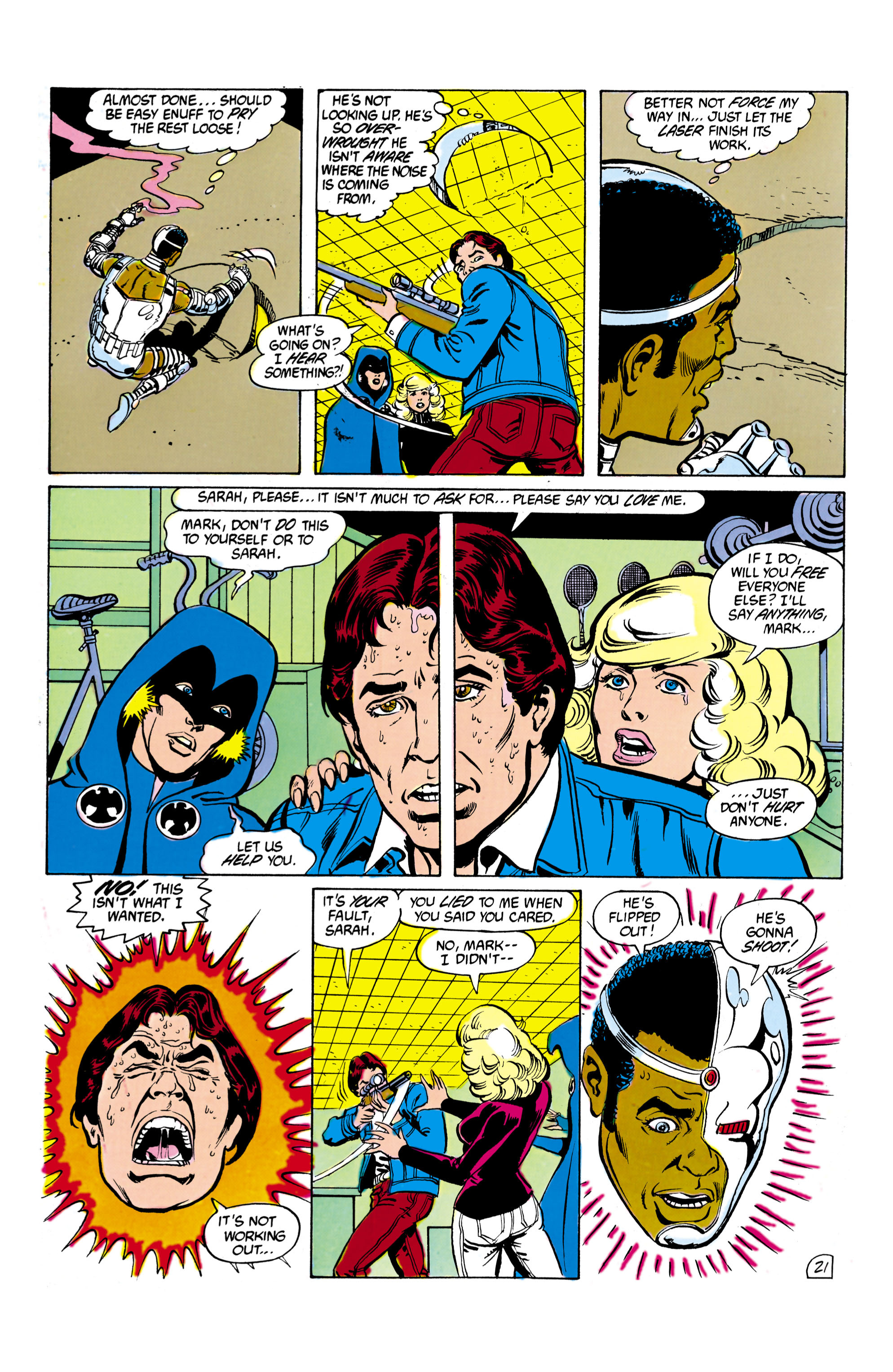 Read online The New Teen Titans (1980) comic -  Issue #35 - 22