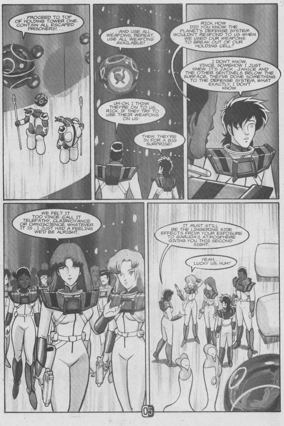 Read online Robotech II: The Sentinels comic -  Issue #6 - 7