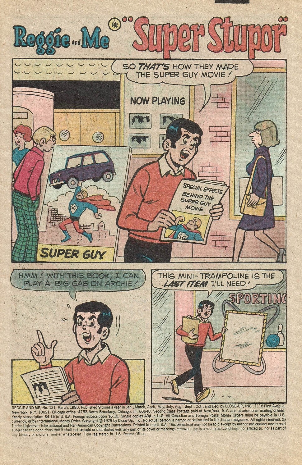 Read online Reggie and Me (1966) comic -  Issue #121 - 3