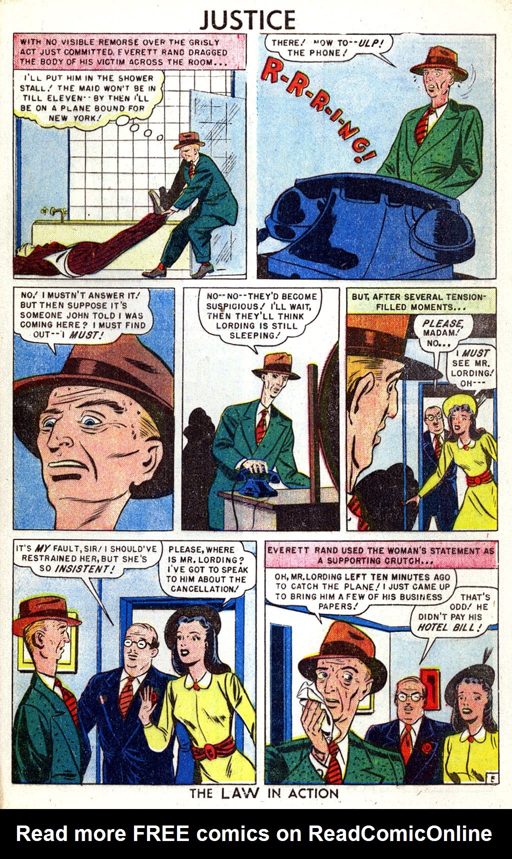Read online Justice Comics (1948) comic -  Issue #9 - 31