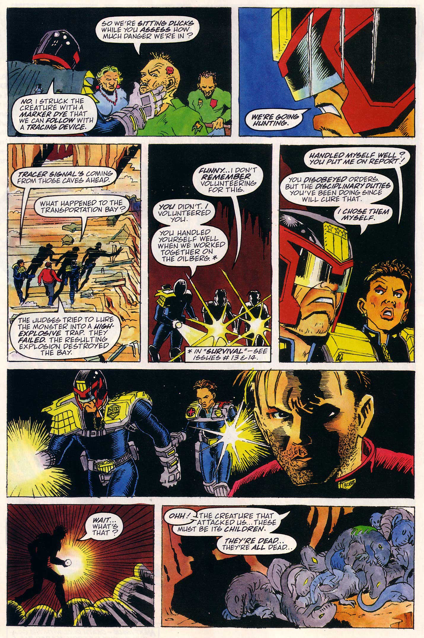 Read online Judge Dredd Lawman of the Future comic -  Issue #17 - 11