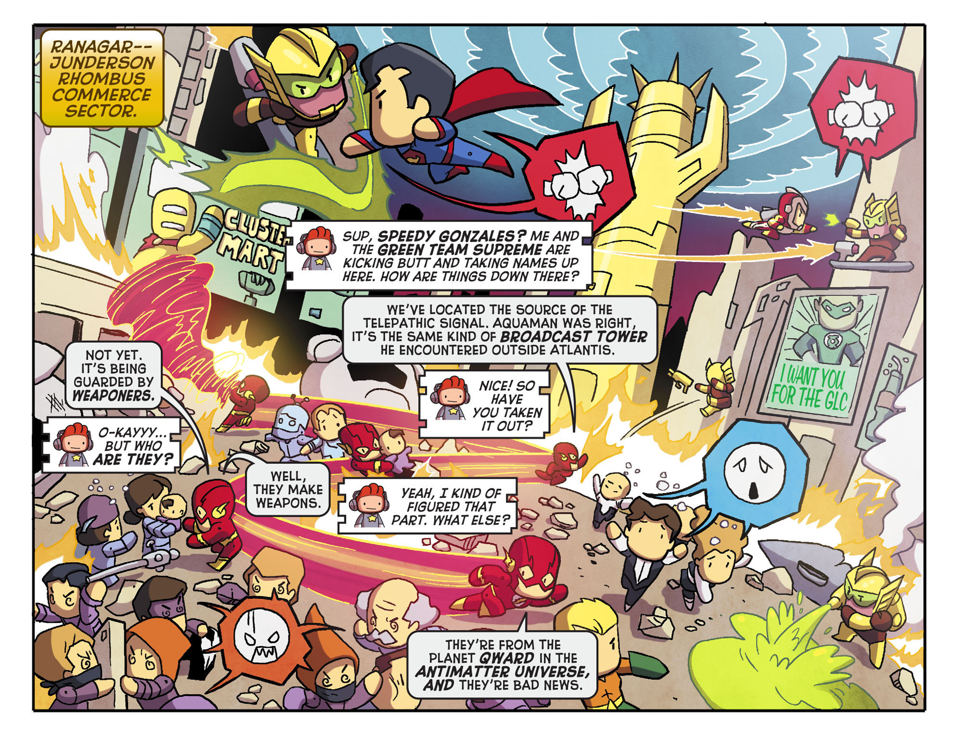 Read online Scribblenauts Unmasked: A Crisis of Imagination comic -  Issue #6 - 9