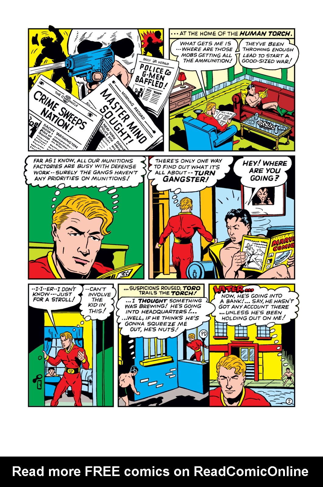 Read online The Human Torch (1940) comic -  Issue #6 - 4