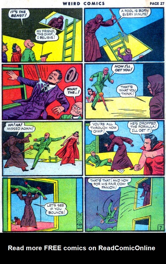 Read online Weird Comics comic -  Issue #15 - 20