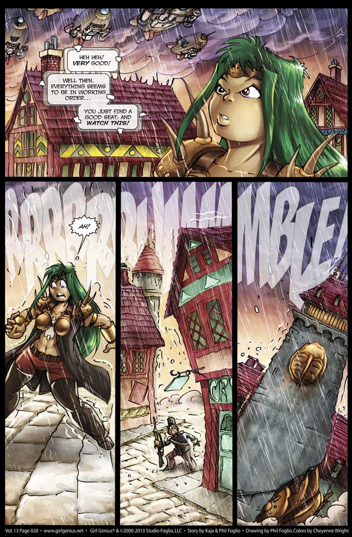 Read online Girl Genius (2002) comic -  Issue #13 - 21