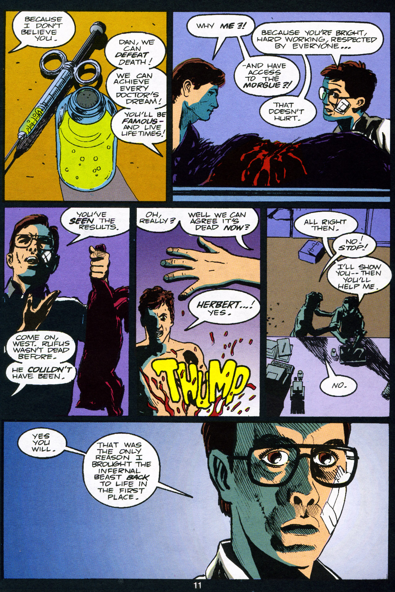 Read online Re-Animator (1991) comic -  Issue #2 - 13