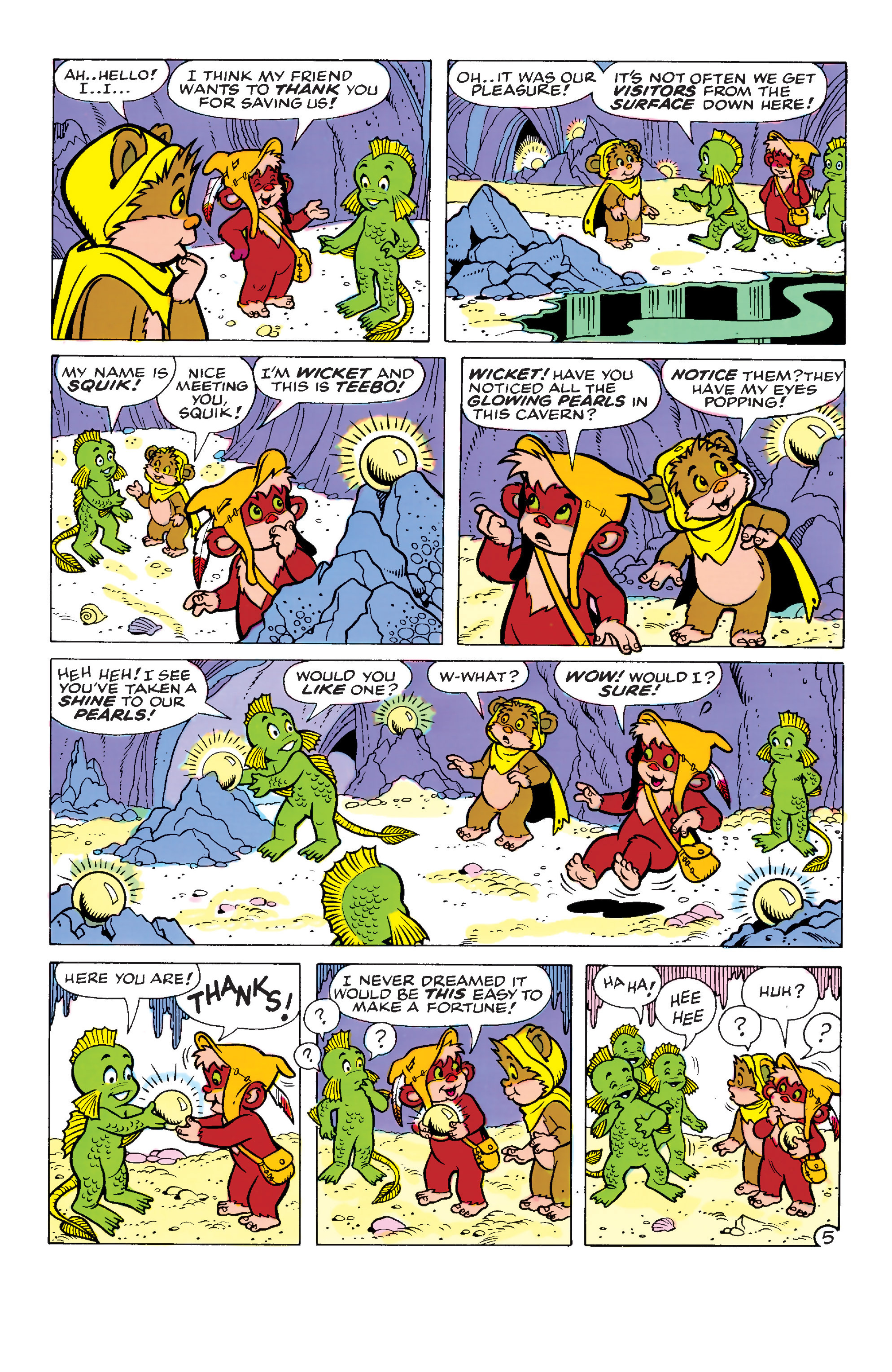 Read online Ewoks comic -  Issue #9 - 6