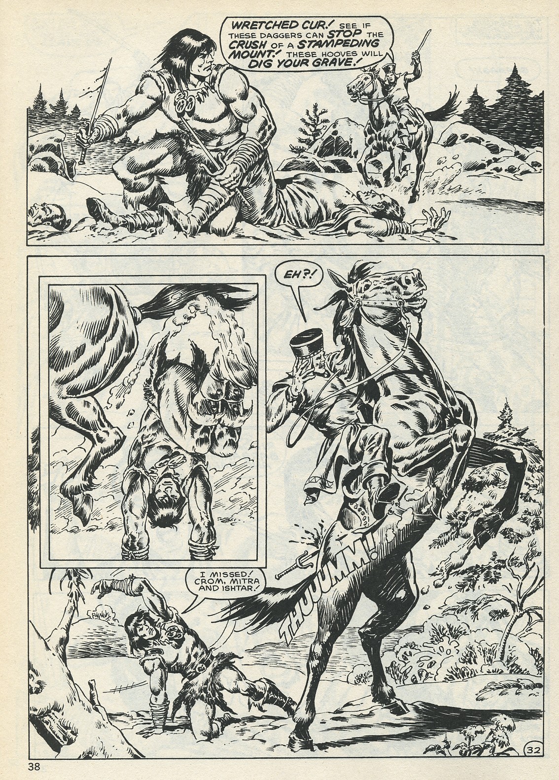 Read online The Savage Sword Of Conan comic -  Issue #132 - 38