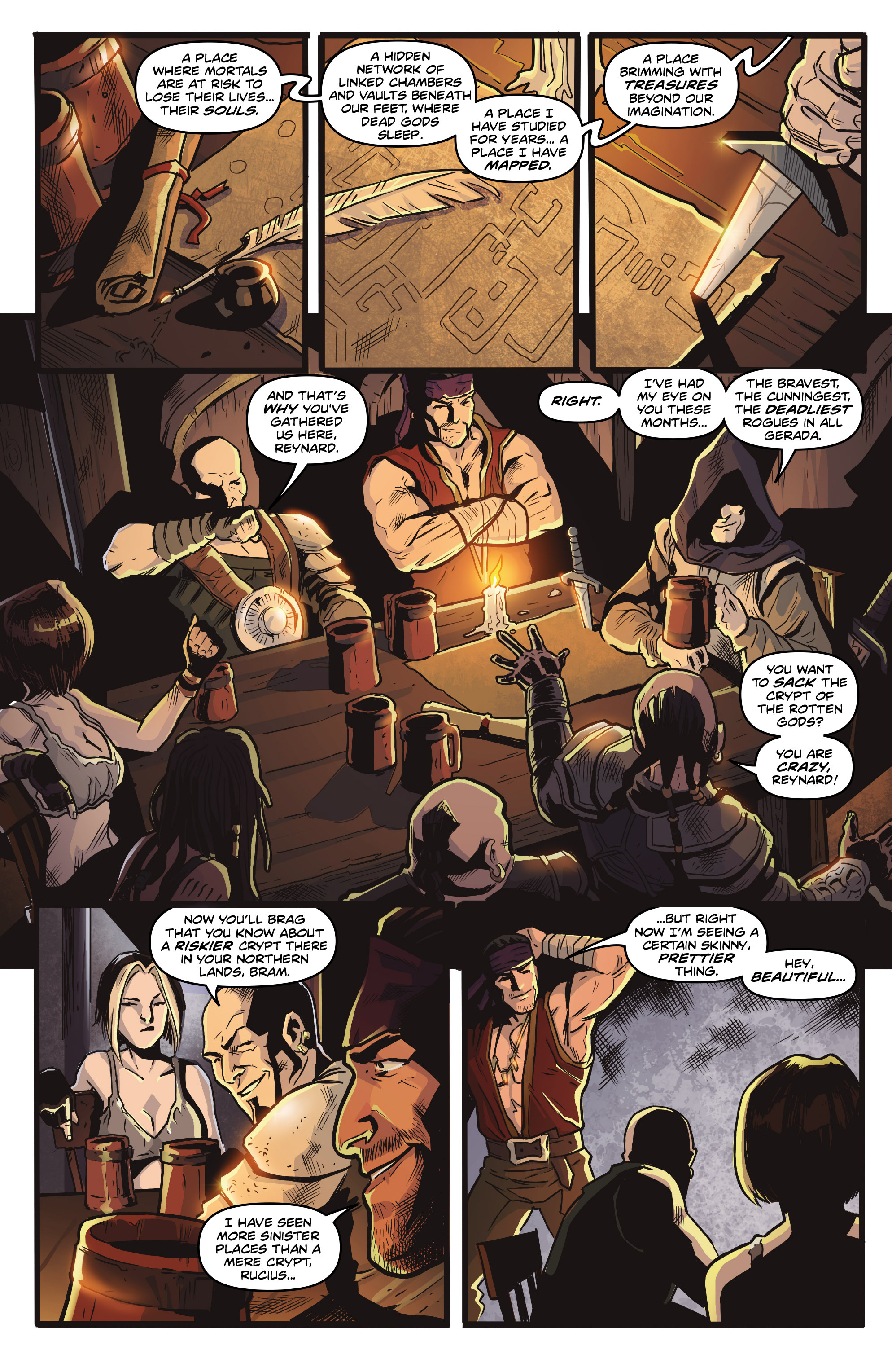 Read online Rogues!: The Burning Heart comic -  Issue #4 - 12