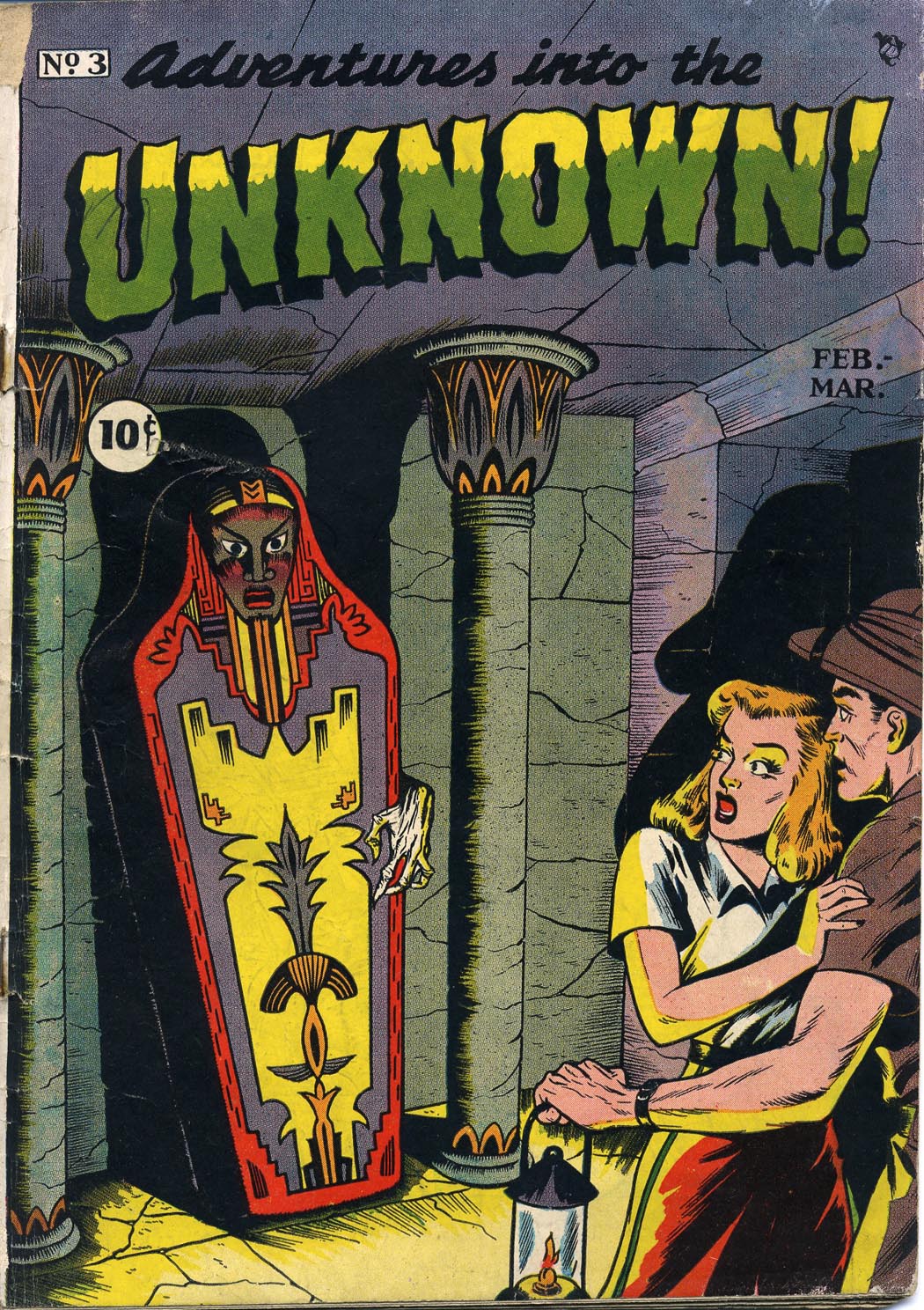 Read online Adventures Into The Unknown comic -  Issue #3 - 1