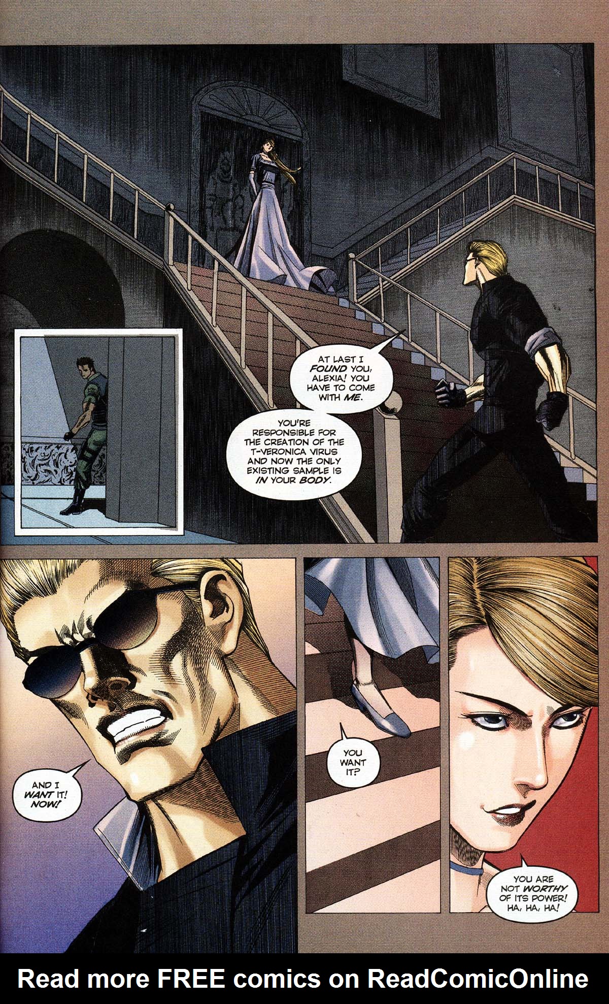 Read online Resident Evil Code: Veronica comic -  Issue #4 - 111