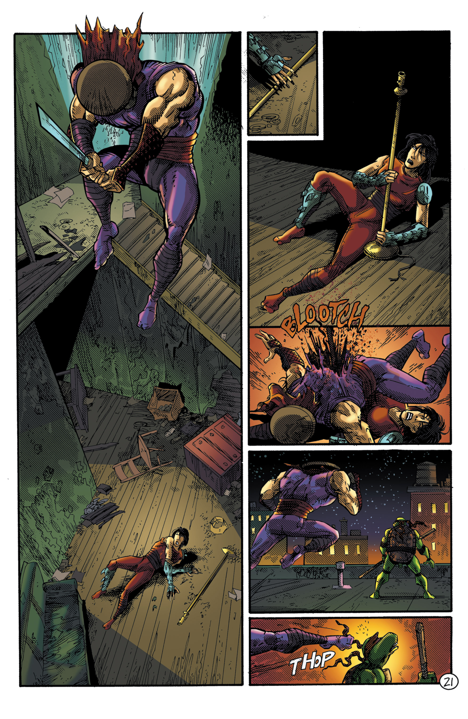 Read online Teenage Mutant Ninja Turtles Color Classics (2015) comic -  Issue #13 - 23