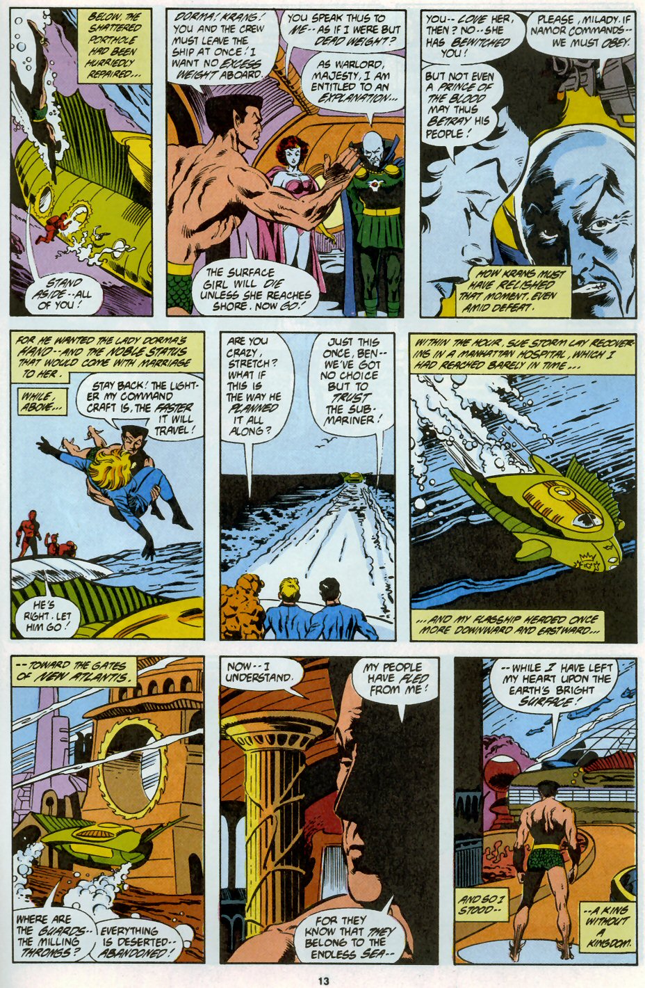 Read online Saga of the Sub-Mariner comic -  Issue #8 - 10