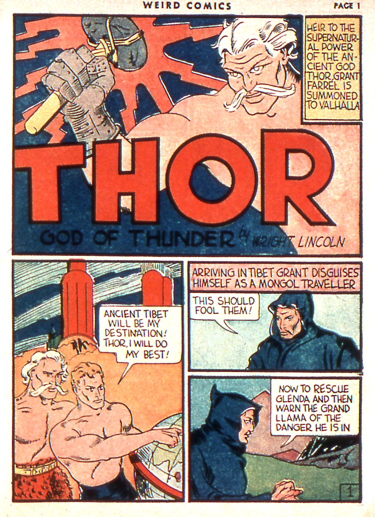 Read online Weird Comics comic -  Issue #4 - 3