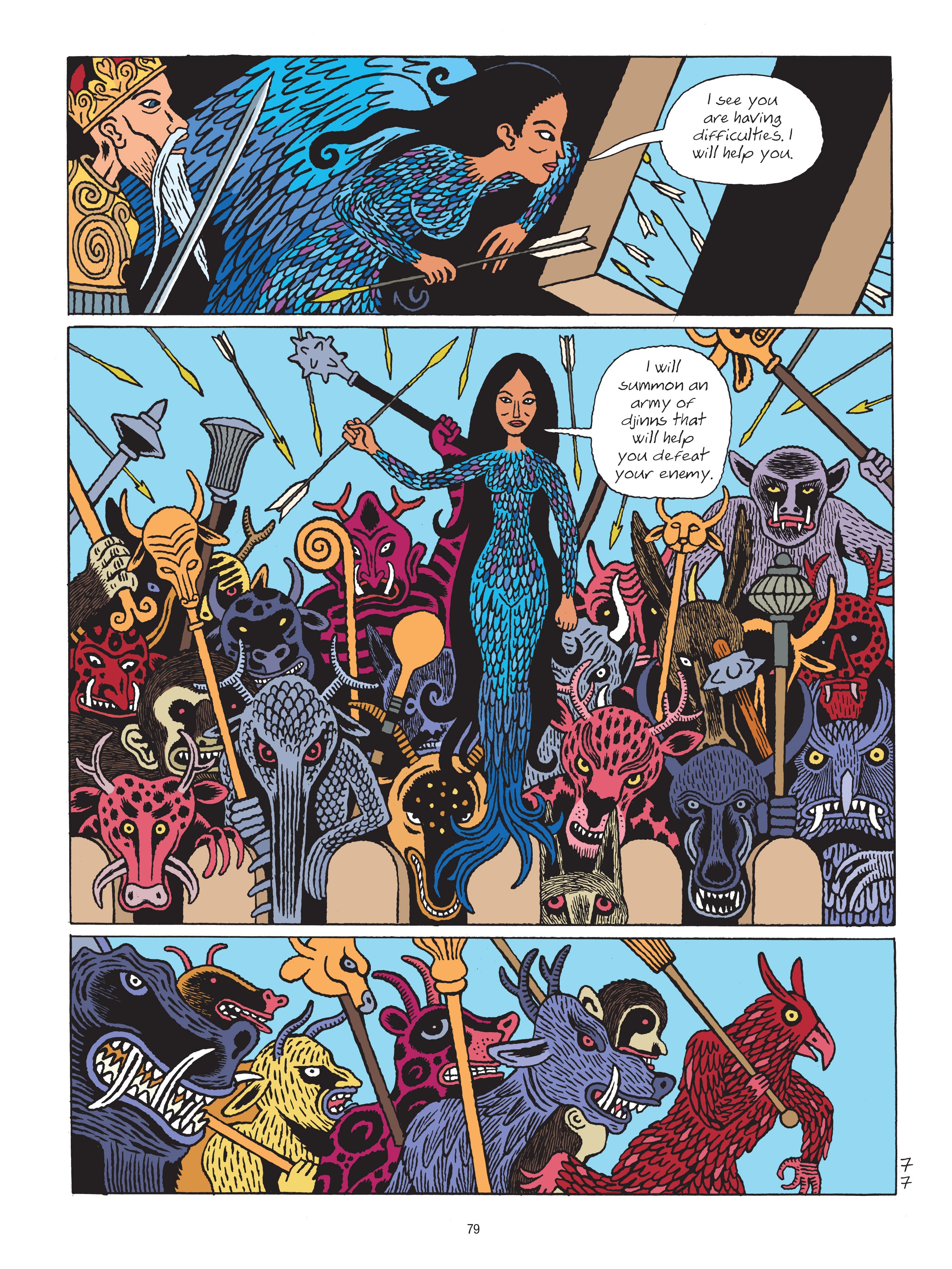 Read online A Tale of a Thousand and One Nights: HASIB & the Queen of Serpents comic -  Issue # TPB - 79