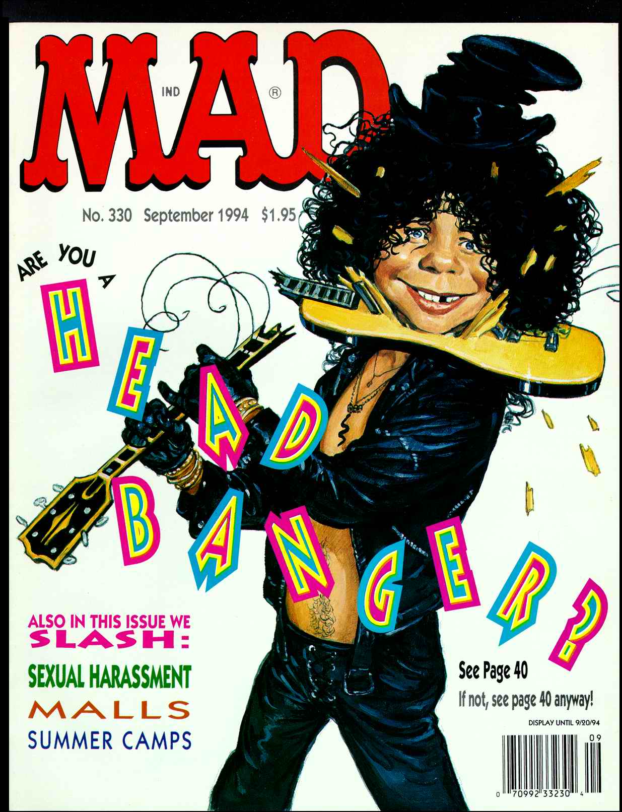 Read online MAD comic -  Issue #330 - 1