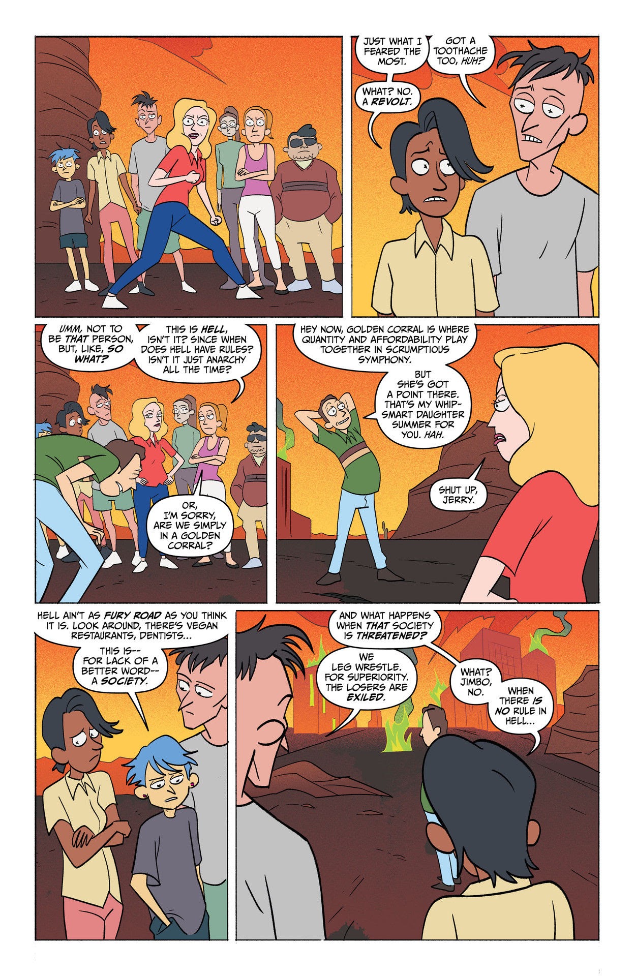 Read online Rick and Morty: Go to Hell comic -  Issue #4 - 10
