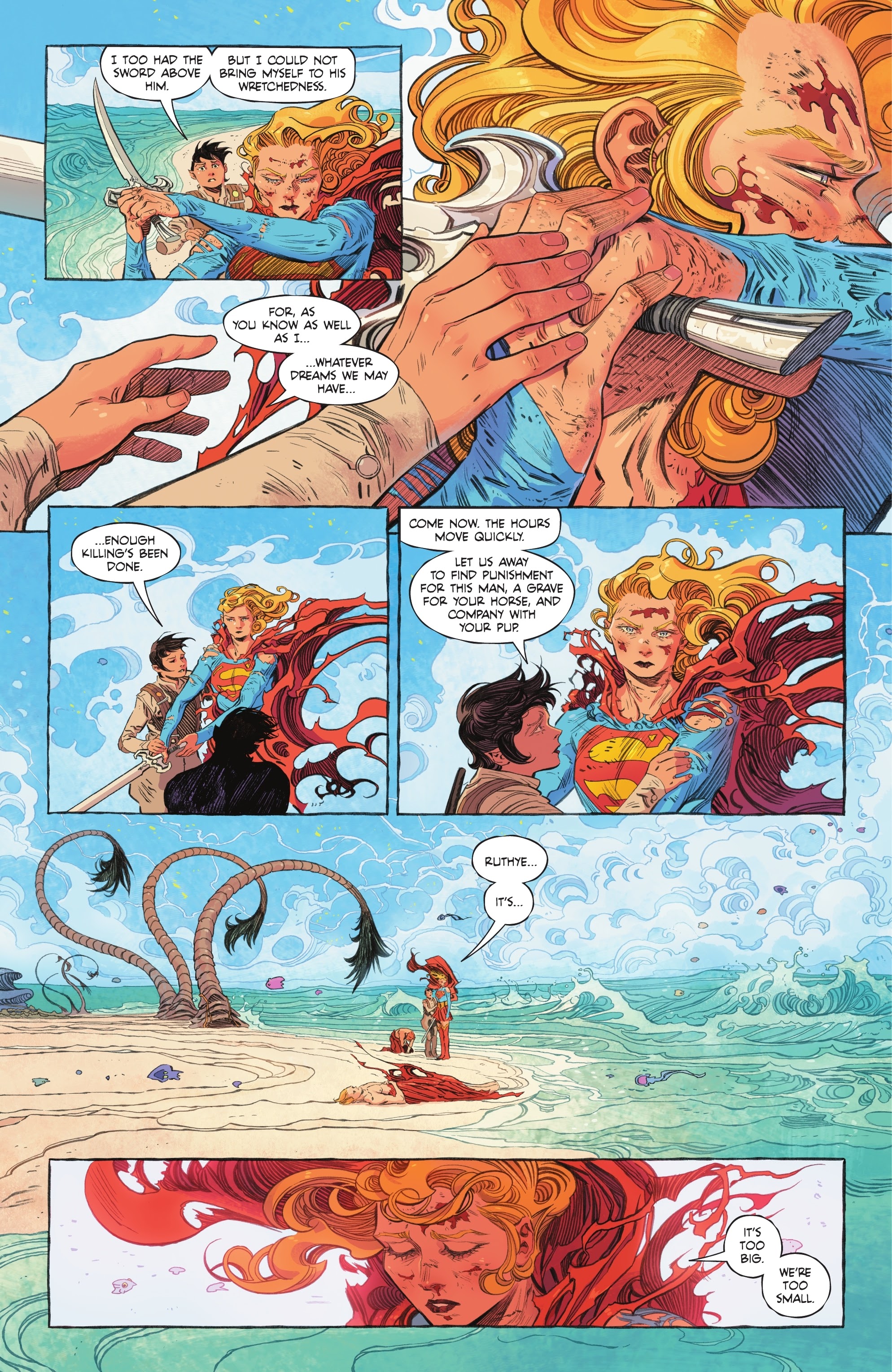 Read online Supergirl: Woman of Tomorrow comic -  Issue #8 - 21