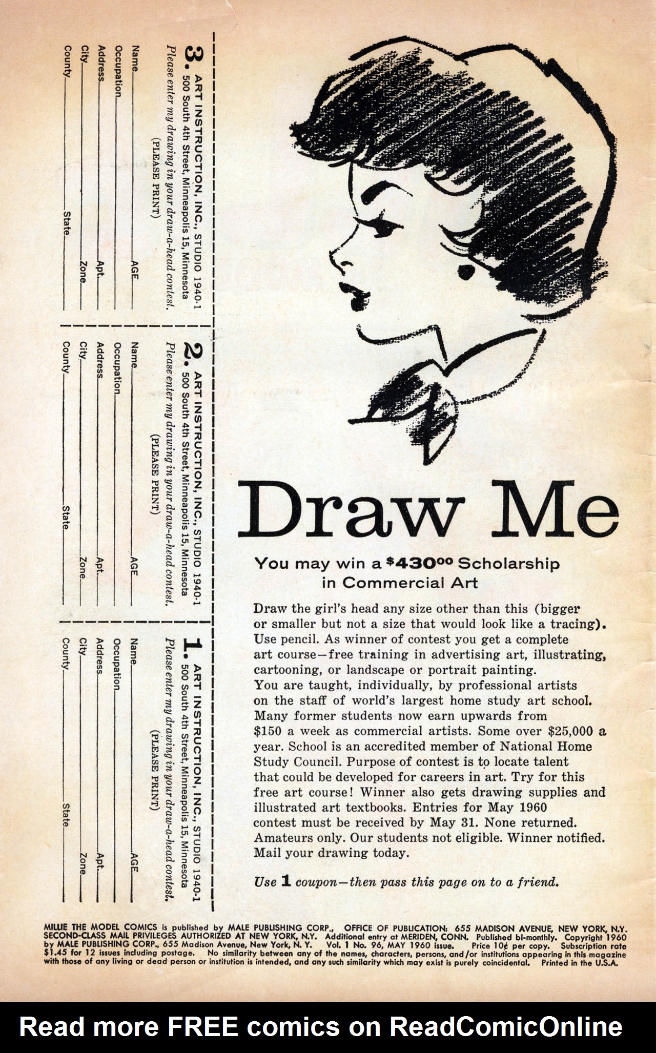 Read online Millie the Model comic -  Issue #96 - 2