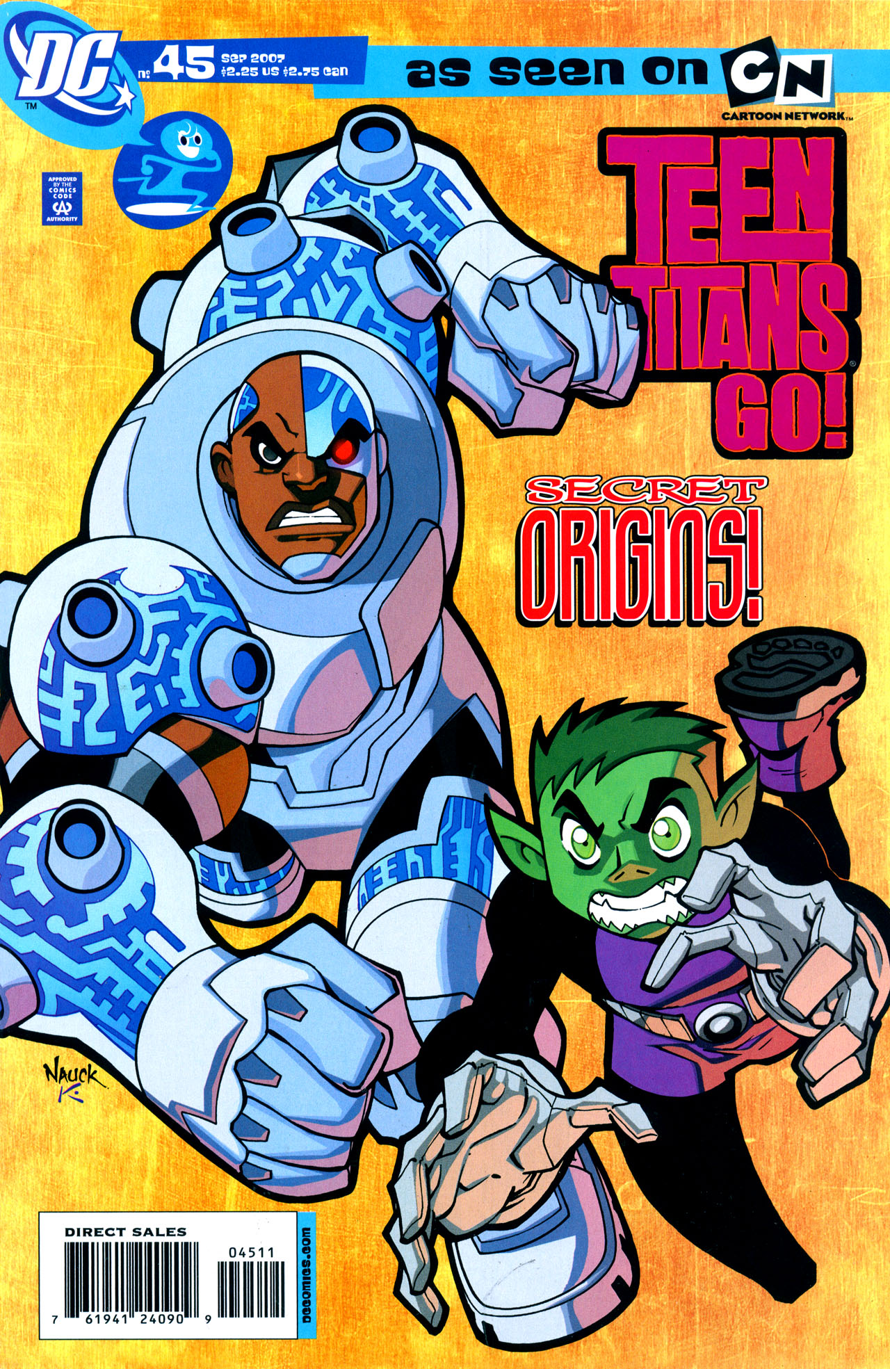 Read online Teen Titans Go! (2003) comic -  Issue #45 - 1