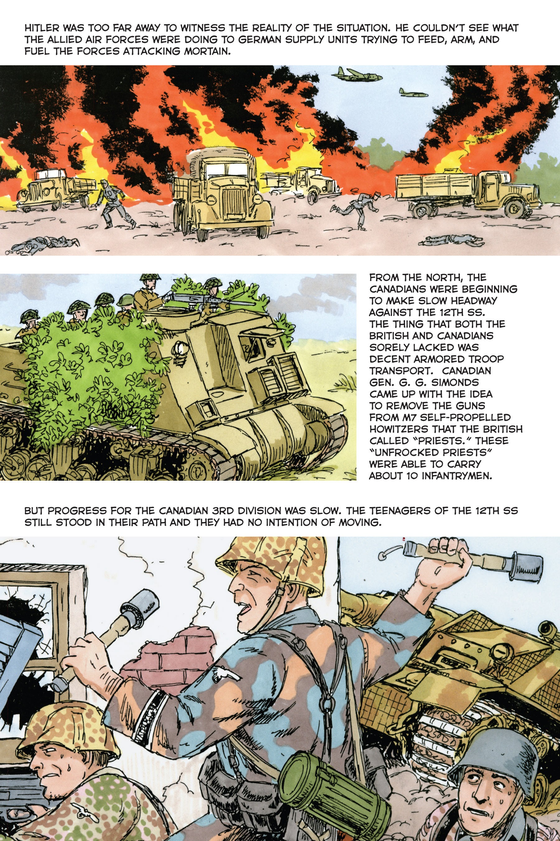 Read online Normandy: A Graphic History of D-Day, the Allied Invasion of Hitler's Fortress Europe comic -  Issue # TPB - 87