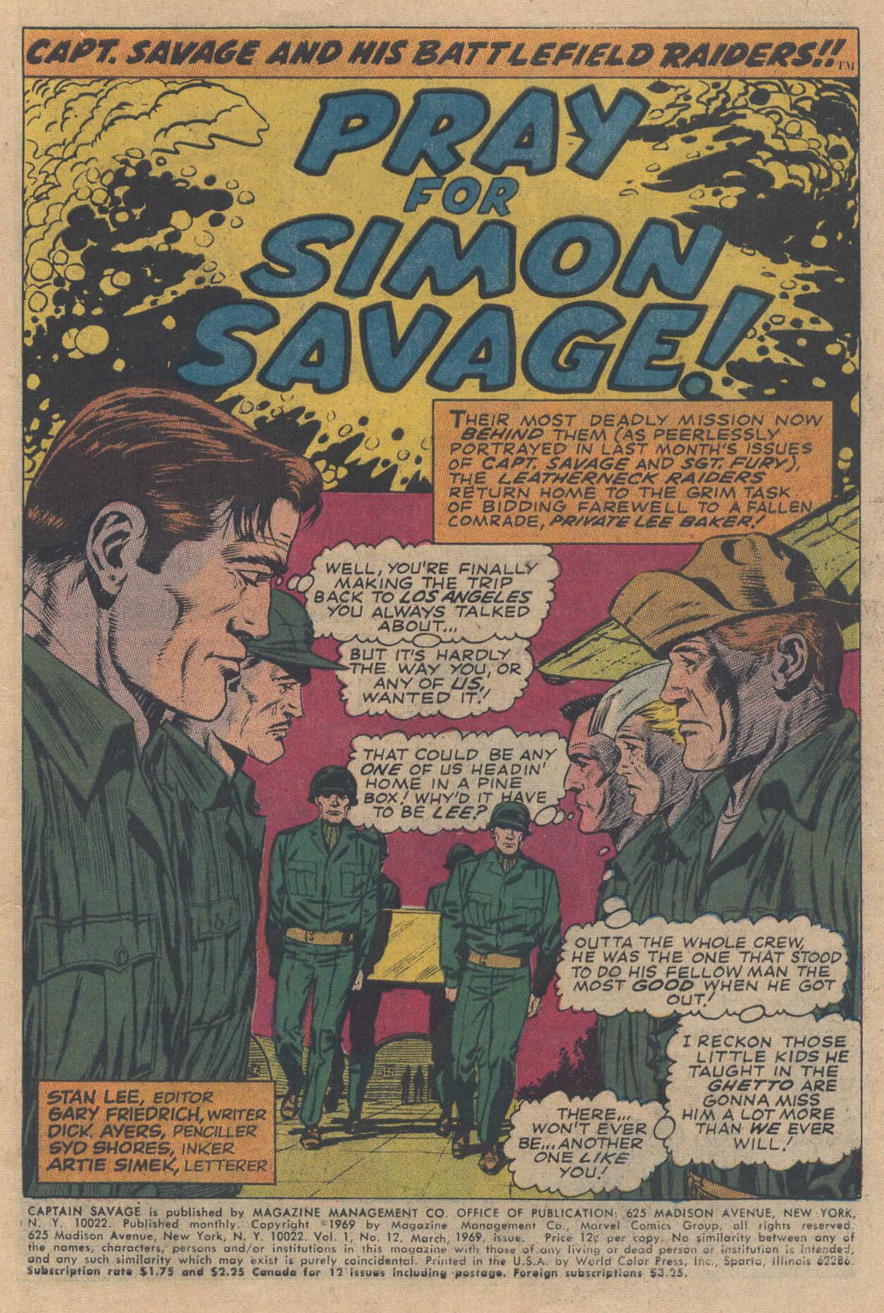 Read online Captain Savage and his Leatherneck Raiders comic -  Issue #12 - 3