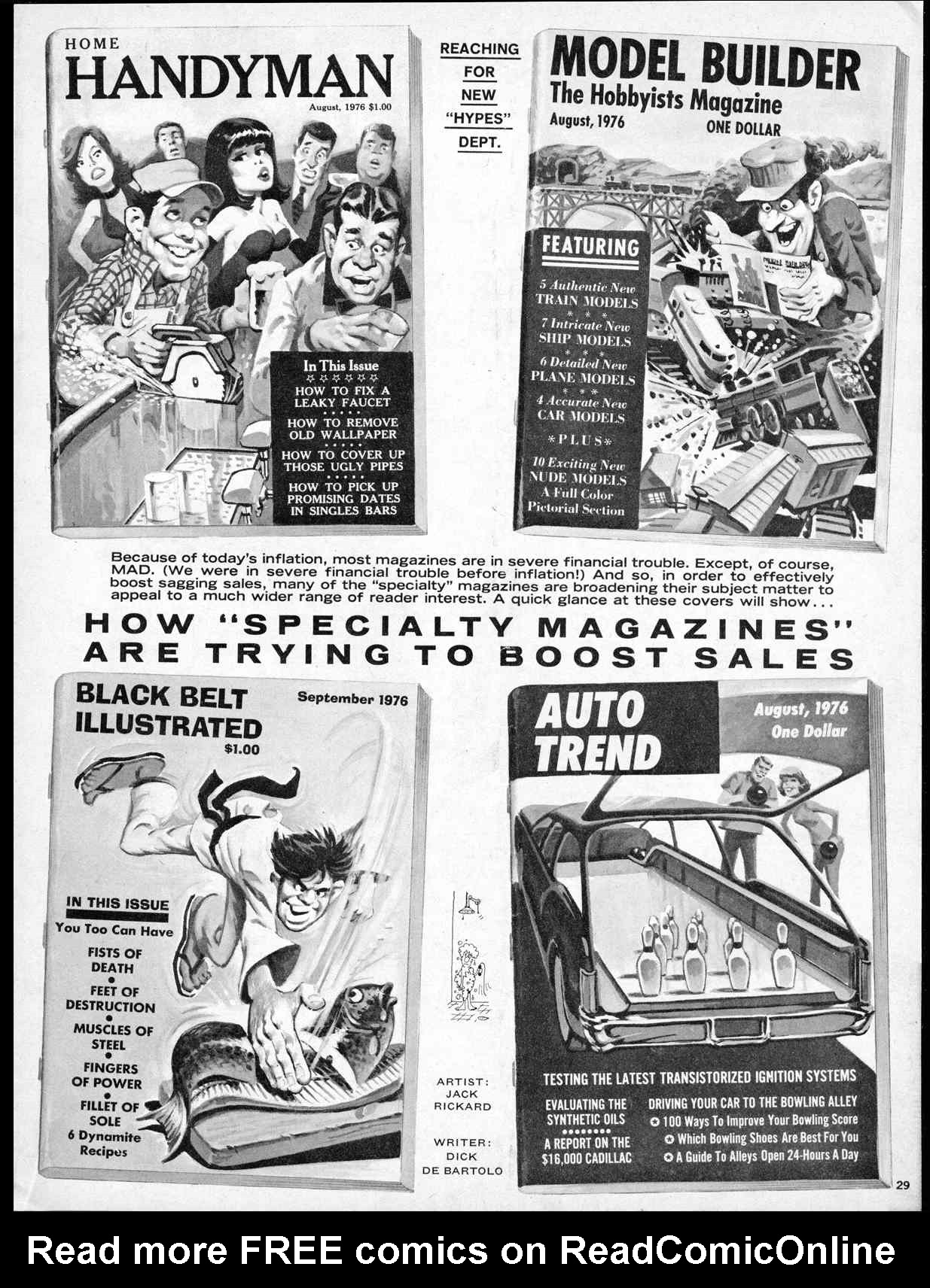 Read online MAD comic -  Issue #187 - 31