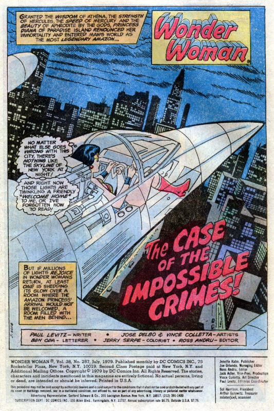 Read online Wonder Woman (1942) comic -  Issue #257 - 2