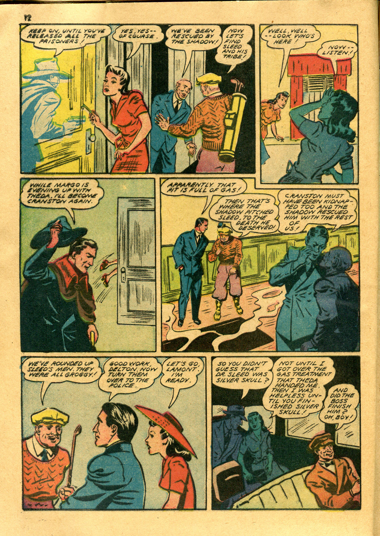 Read online Shadow Comics comic -  Issue #22 - 12