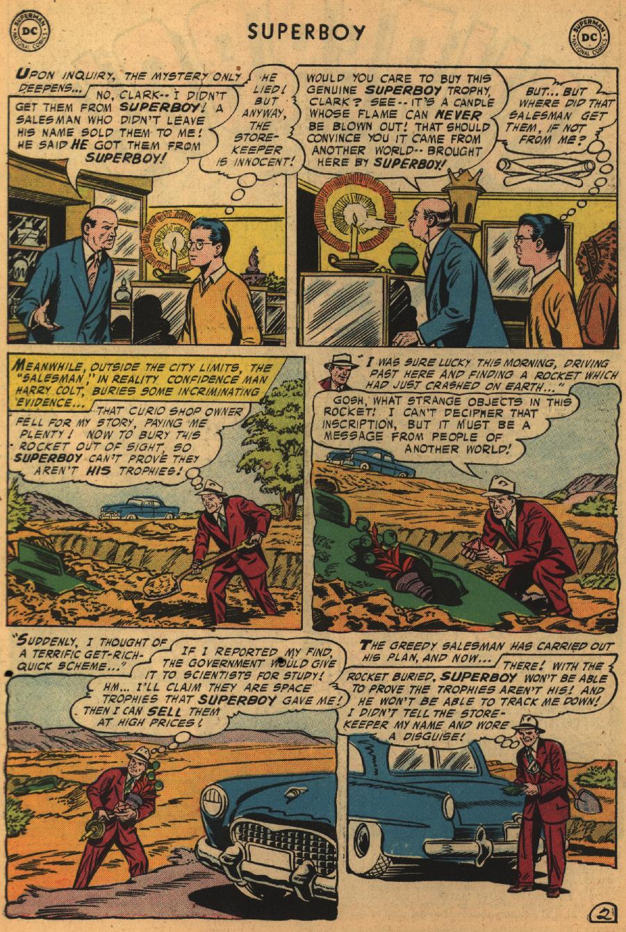 Read online Superboy (1949) comic -  Issue #55 - 3