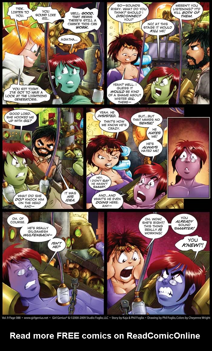 Read online Girl Genius (2002) comic -  Issue #9 - 89